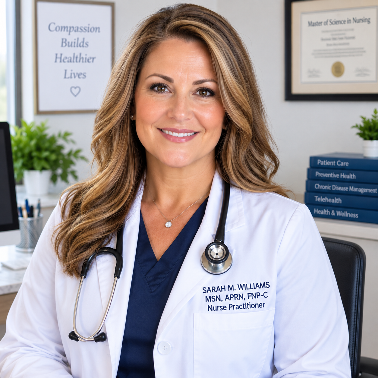 SARAH M. WILLIAMS, MSN, APRN, FNP-C